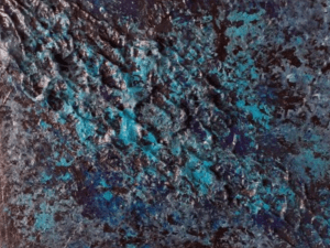 Abstrakte Bilder hellblau - dunkelblau - Galerie Farbenverliebt