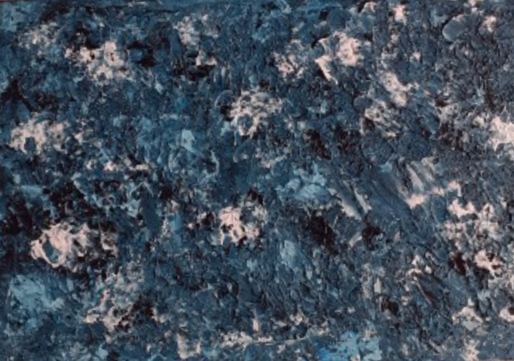 Abstrakte Bilder blau mit Bilderrahmen & Strukturen
