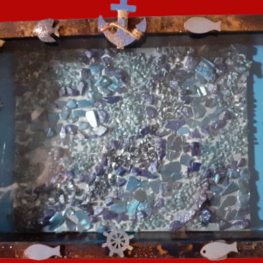 Geschenke mit Muscheln mit echten Seesternen