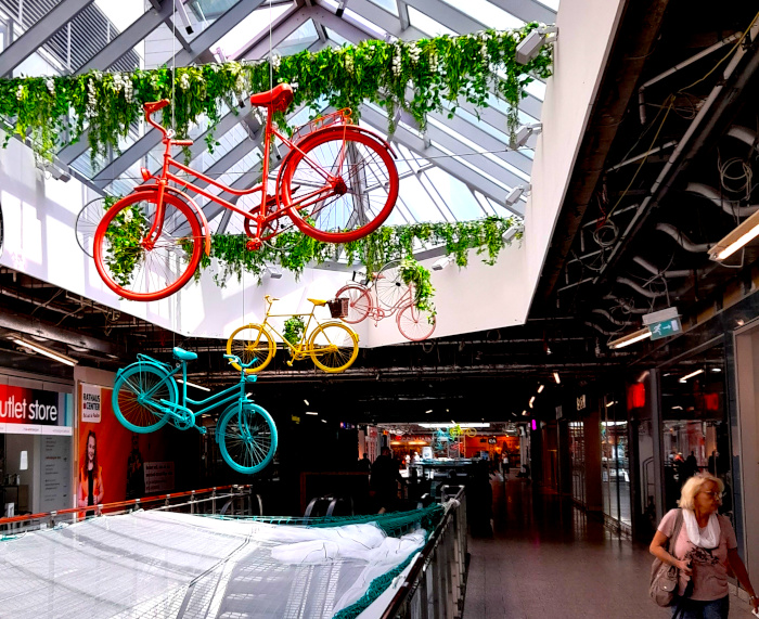 Painted bicycles