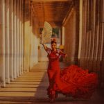 Woman flamenco dancer