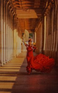 Woman flamenco dancer