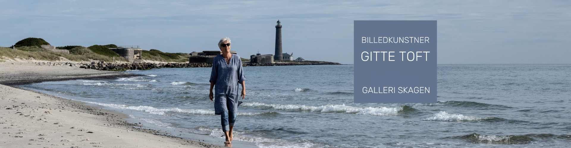 Coverfoto Billedkunstner Gitte Toft - Galleri Skagen, Maleri i Skagen kunst Skagen