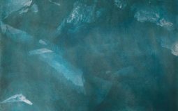 Anna Niskanen: Underwater cave, 2019. Bikromaattivedos paperille, 58x75cm.