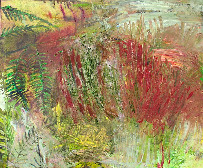 Johanna Sipilä: Sydän innoissaan (Heart Excited), öljy kankaalle (oil on canvas), 59 x 71 cm, 2019