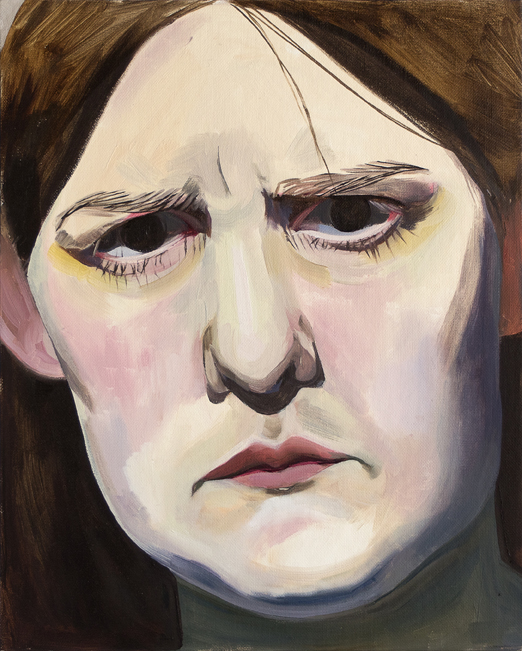 Matilda Enegren: Blinded, 33x41cm, oil on canvas board, 2017