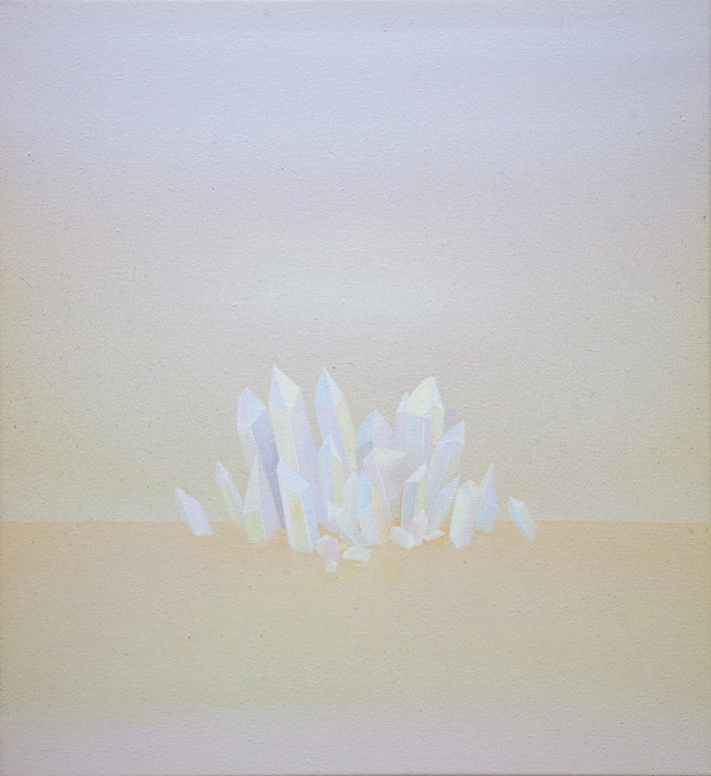 Vesa Hjort, Utopian Dream, akryyli kankaalle 60 x 55 cm, 2021