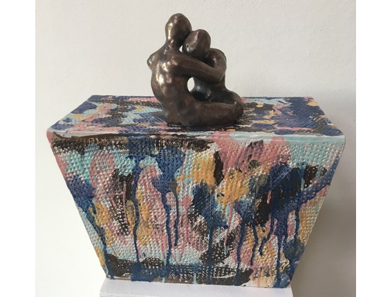 skulpturværksted med keramik af Lea Grau