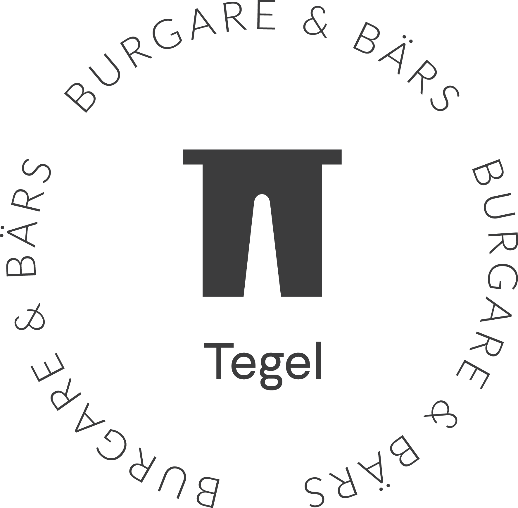 Tegel Burgare & Bärs logotype