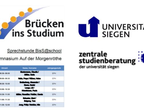 Studienberatung der Universität Siegen zu Gast