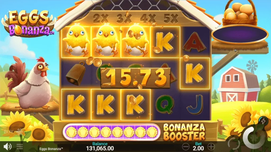 Eggs Bonanza Slot bonus round