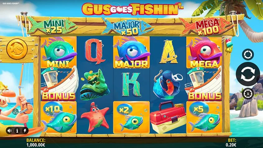 Gus Goes Fishin Slot