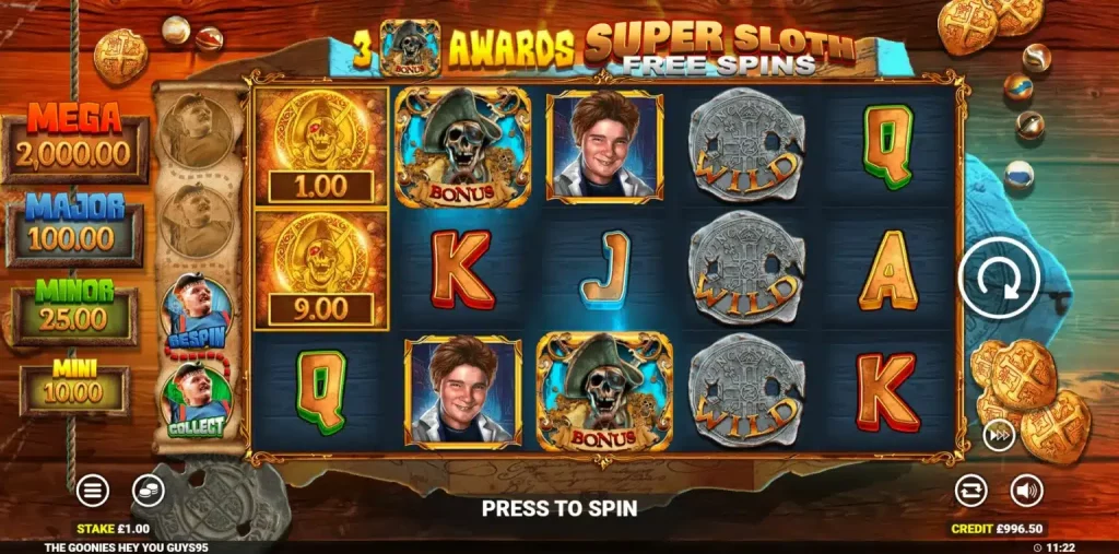 The Goonies Hey You Guys Slot Review 2023