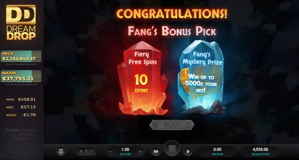 fangs bonus pick