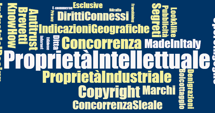 propriet&agrave; intellettuale industriale