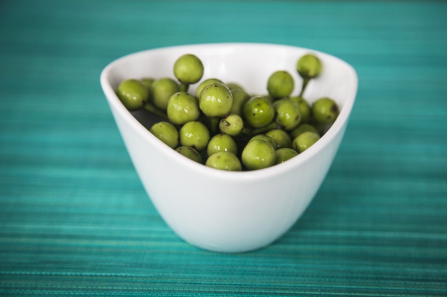 Pea aubergine Garlic and Lime