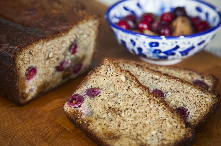 Dried Fig and Cranberry Almond Loaf Garlic and Lime