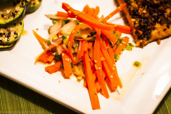 Korean carrot salad