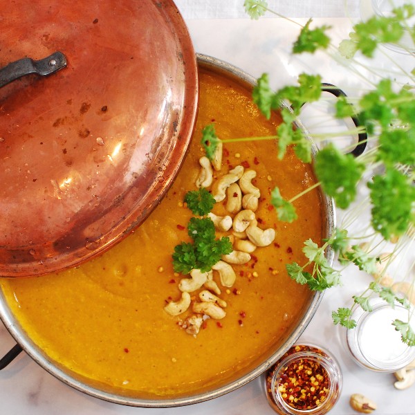 Recept på Curry-linssoppa i Gå Svårt