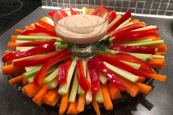 Grönsaksstavar_600x400 Grönsaksstavar med dippa - Proaktify