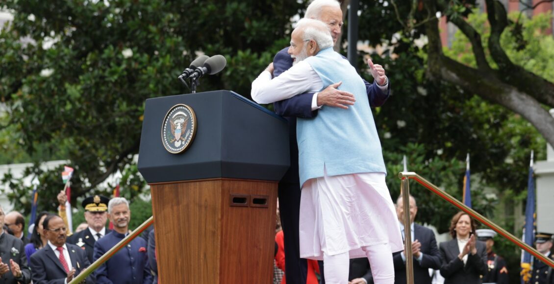 Biden-Modi-Hug