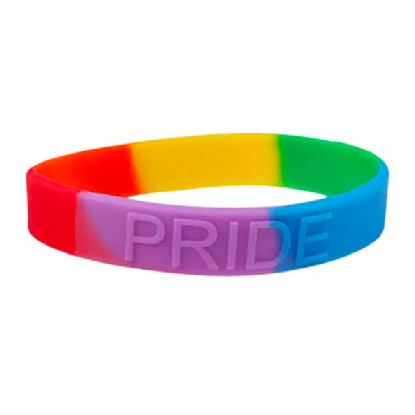 siliconen regenboog pride armband