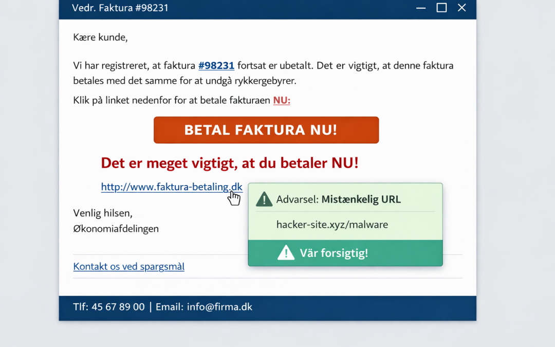Små virksomheder er store nok til phishing
