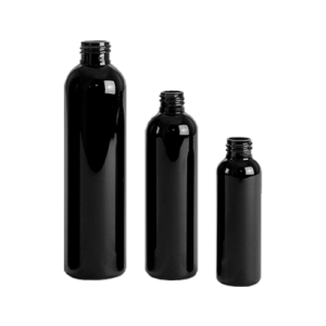 Global Distribution - Black Plastic Bottles