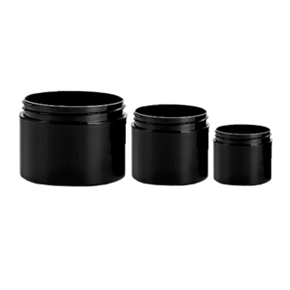 Black Plastic Jar - Global Distribution