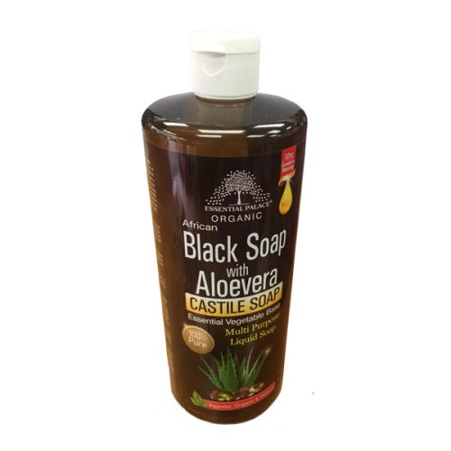 Essential Palace Black Soap Castile Soap with Aloe Vera