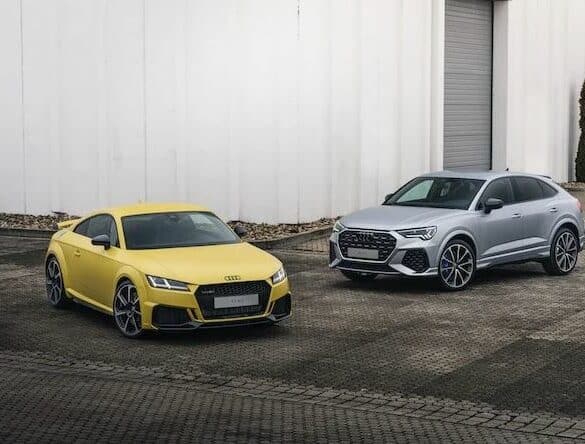 Audi TT, Q3 og RS Q3 i nye farver