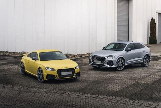 Audi TT, Q3 og RS Q3 i nye farver