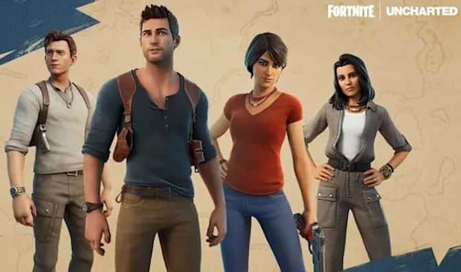 Uncharted’s Nathan Drake Fortnite februar 17