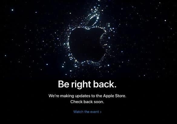 Apple Store er nede