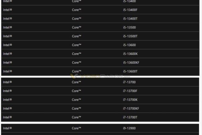 MS leak CPU 13 generation