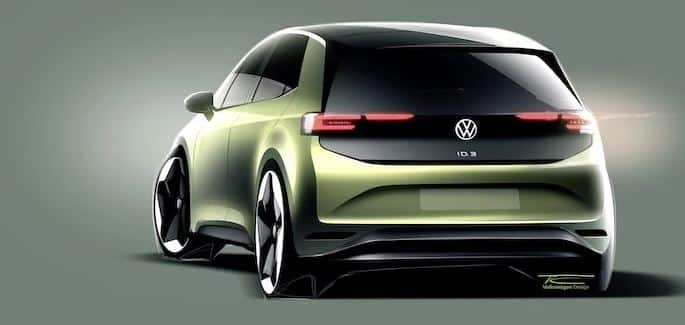 ID.3 skitser Volkswagen 2023