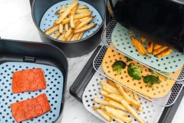 Air Fryer perforerede silikonemåtter