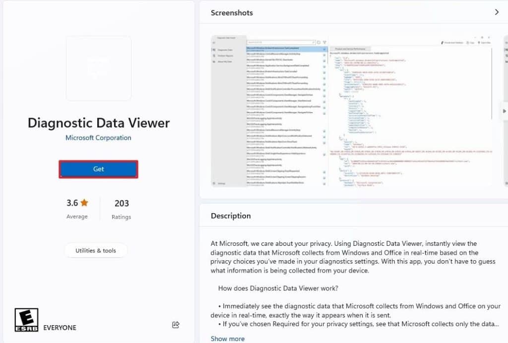 Windows 11 Privatliv & Sikkerhed Diagnostic Data Viewer guide