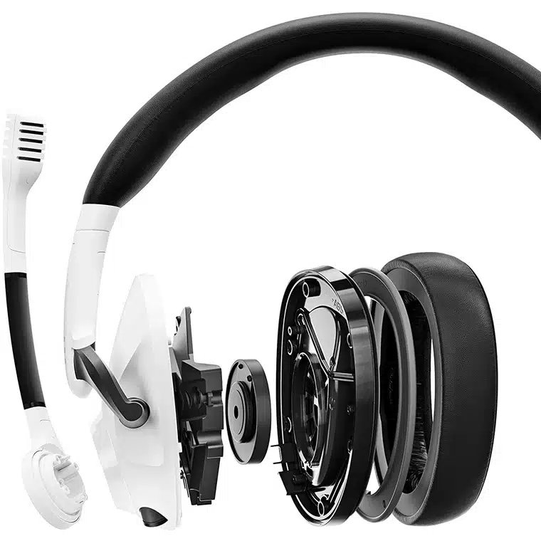 Ghost White Closed Acoustic Gaming Headset EPOS H3  