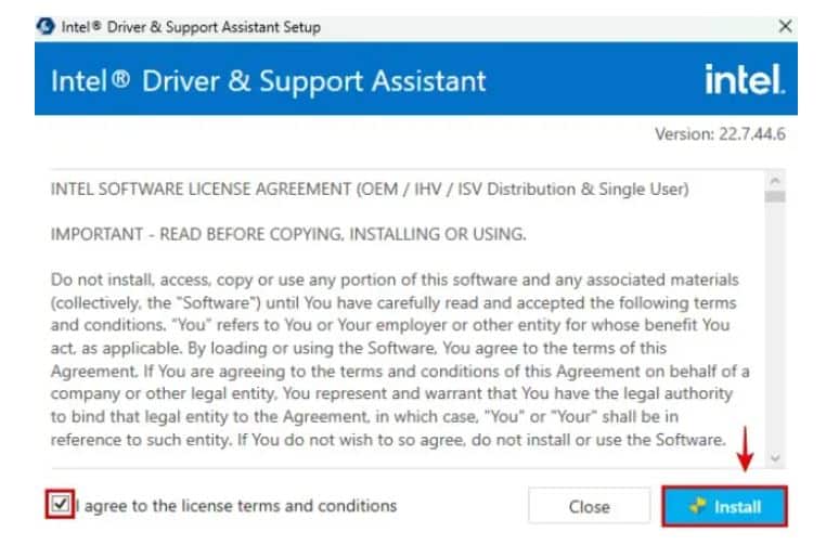 Intel Driver & Support Assistant 