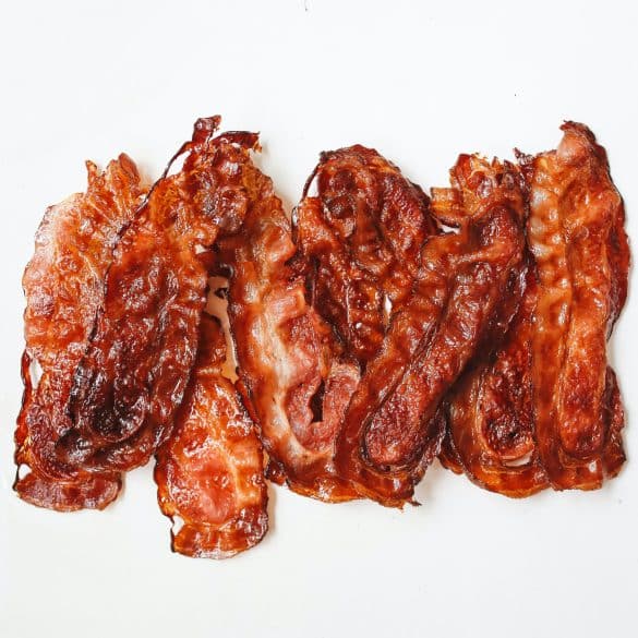 Sprødt bacon i air fryer