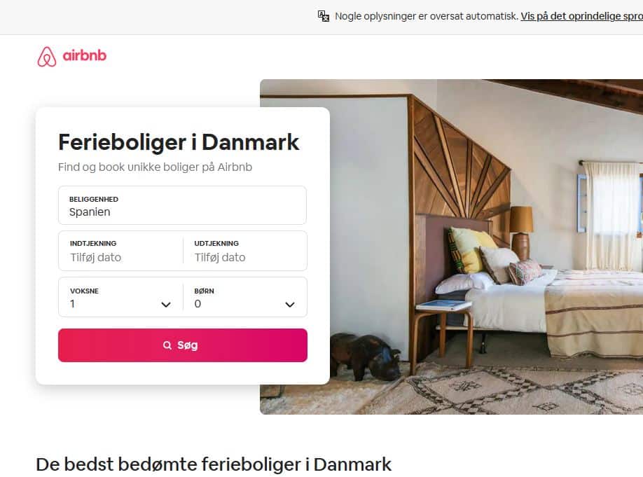 Airbnb rejse apps 2023