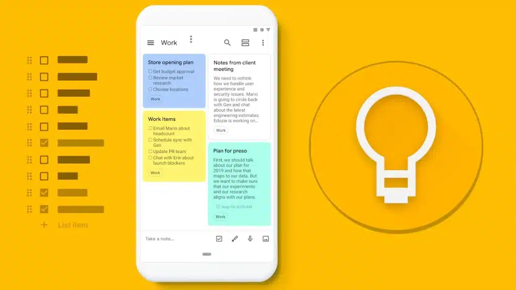 De bedste apps til at organisere dit liv Google Keep