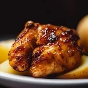 Air Fryer Sticky Chicken og Kartoffelbåde