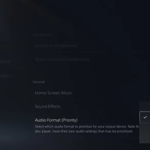 PS5 Dolby Atmos