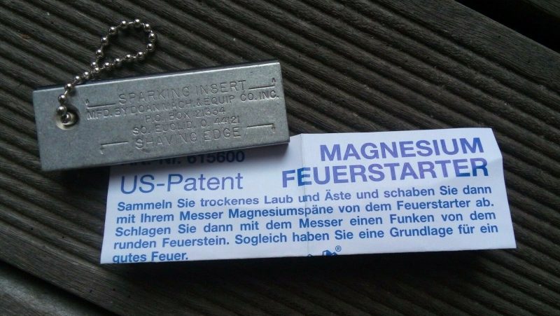 Herbertz Feuerstarter Zuender Magnesium Camping Outdoor Angeln Jagd Zelten 265032351111