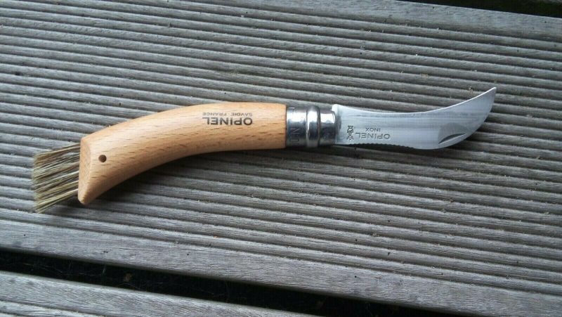 OPINEL Pilzmesser Inox rostfrei mit Buerste 254405072732