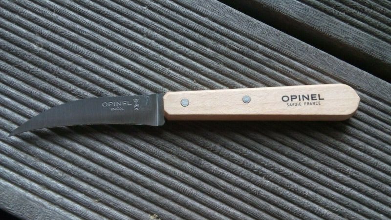 OPINEL Kuechenmesser Gemuesemesser Buchenholz Sandvik Stahl 265032304253