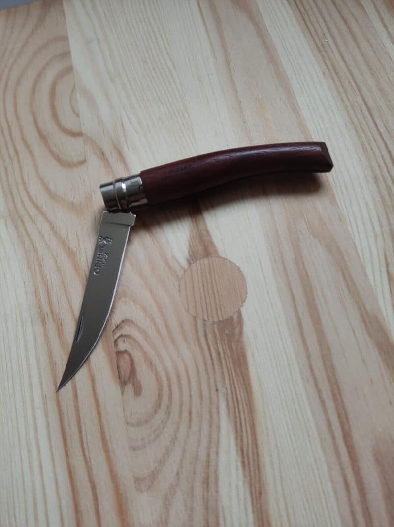 Opinel Messer No 08 Slim Line rostfrei Padouk Holz 256789457244