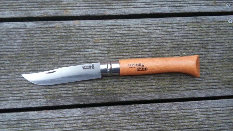 OPINEL Taschenmesser Nr 12 Carbonstahl feststellbar Kult 264516066354